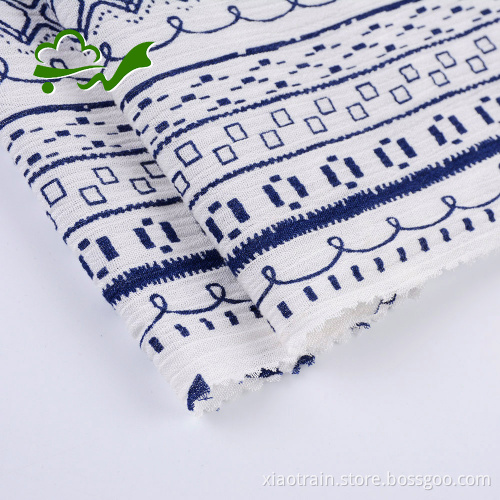 Fashion comfortable garment Printed 100 rayon challis fabric